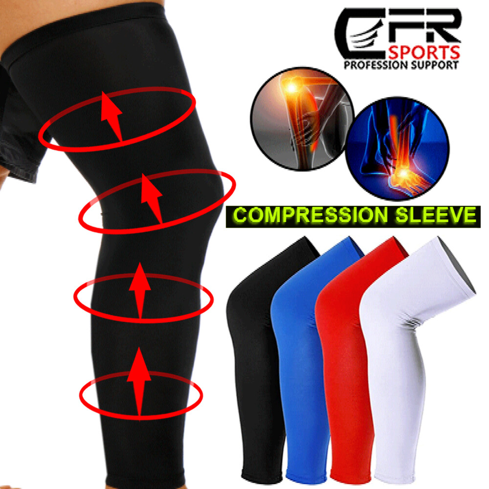 Copper Knee Leg Support Compression Sleeve Brace Sport Joint Relief Arthritis