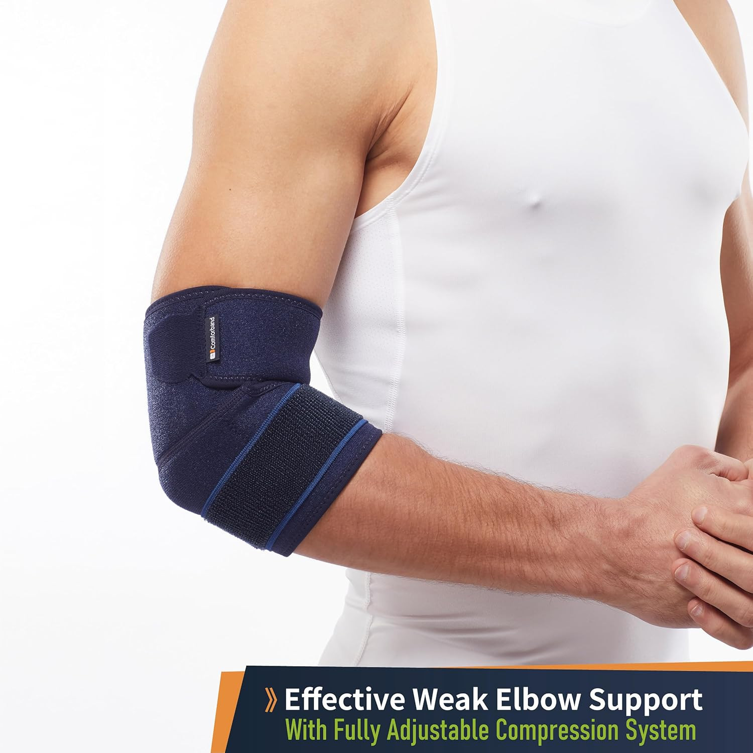 ​ Adjustable Elbow Brace – Targeted Support for Tennis Elbow, Golfer’s Elbow, Te