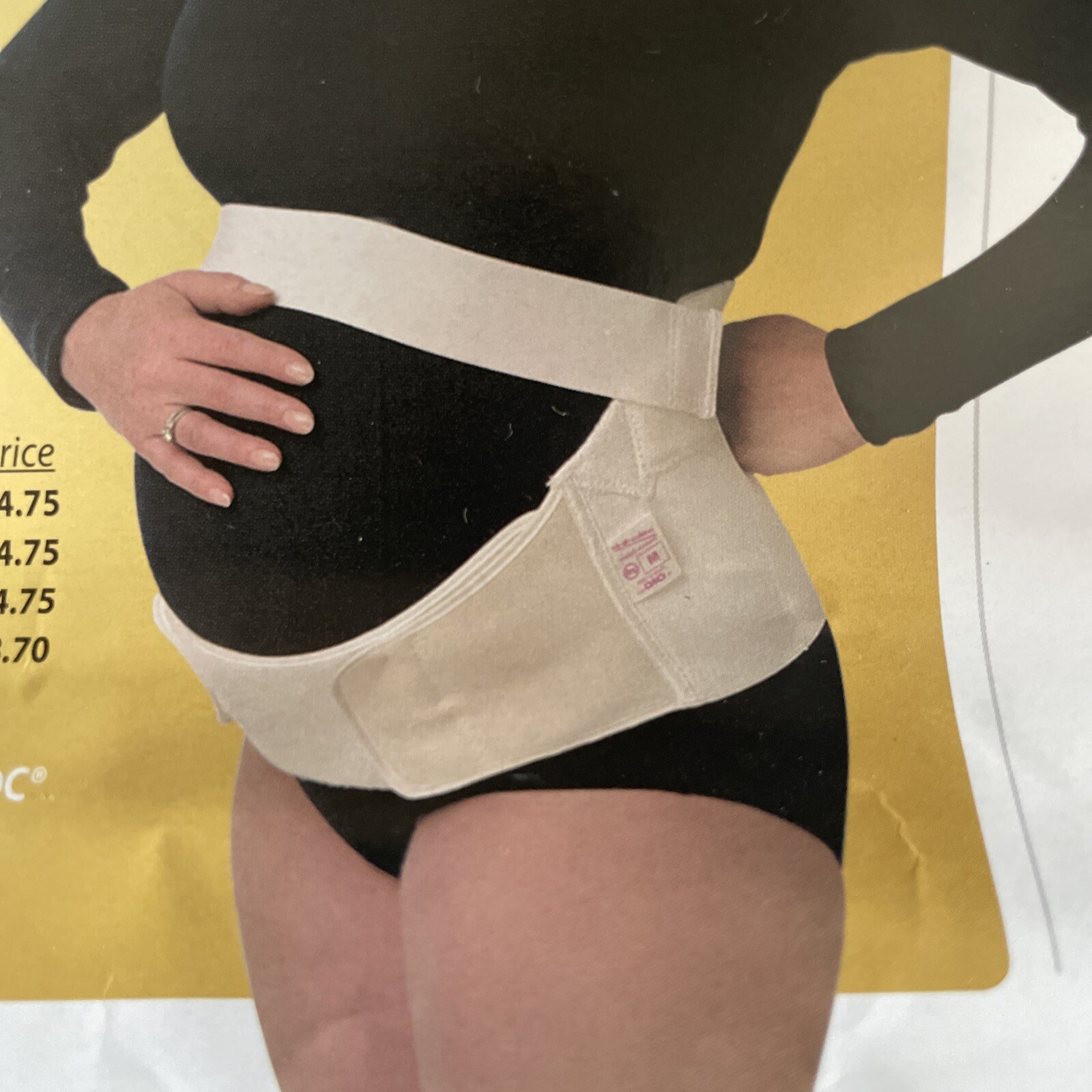 Maternity SI-LOC Retention Support Belt Size L-XL w/insert Spine expandable ￼