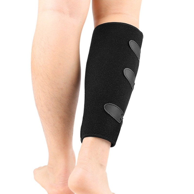 Adjustable Athletic Calf Support Sleeve Breathable Leg Brace for Injury Recovery