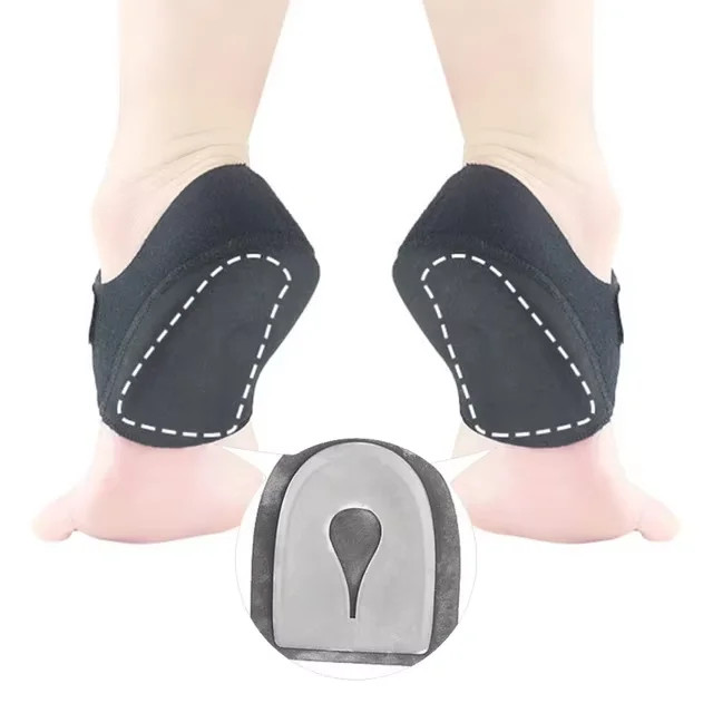 Plantar Fasciitis Heel Spur Foot Support With U-Shaped Silicone Gel Heel Cups