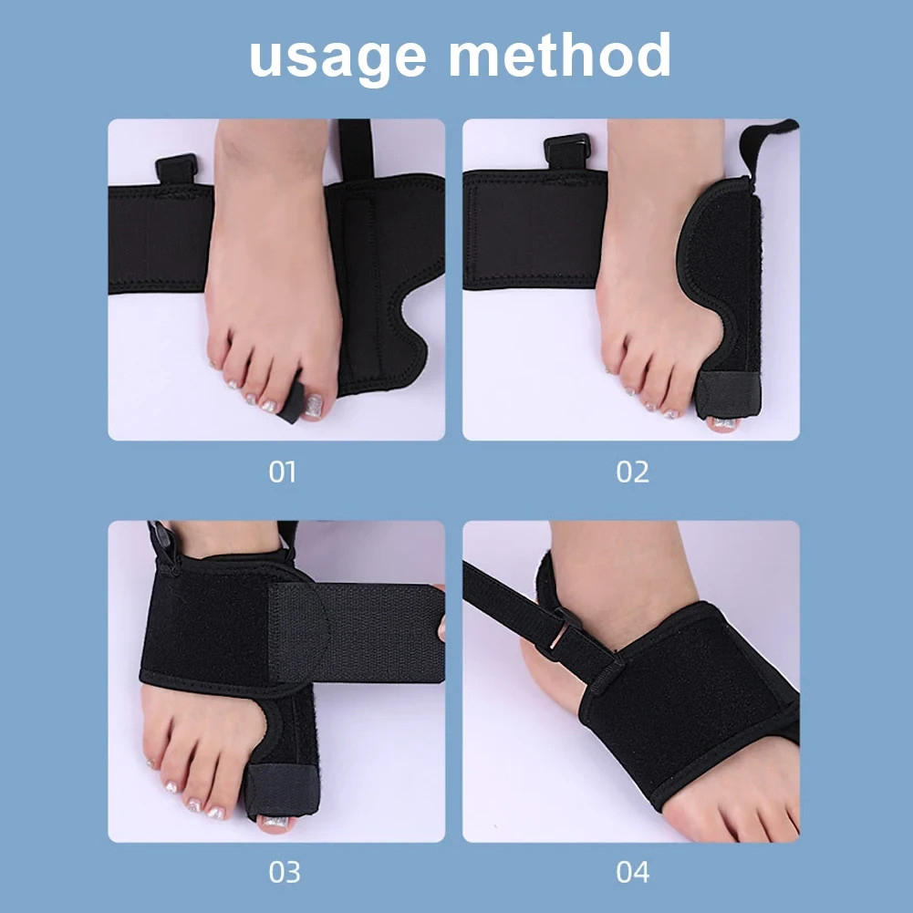 2PCS Bunion Corrector Big Toe Splint Straightener Hallux Valgus Left Right Foot