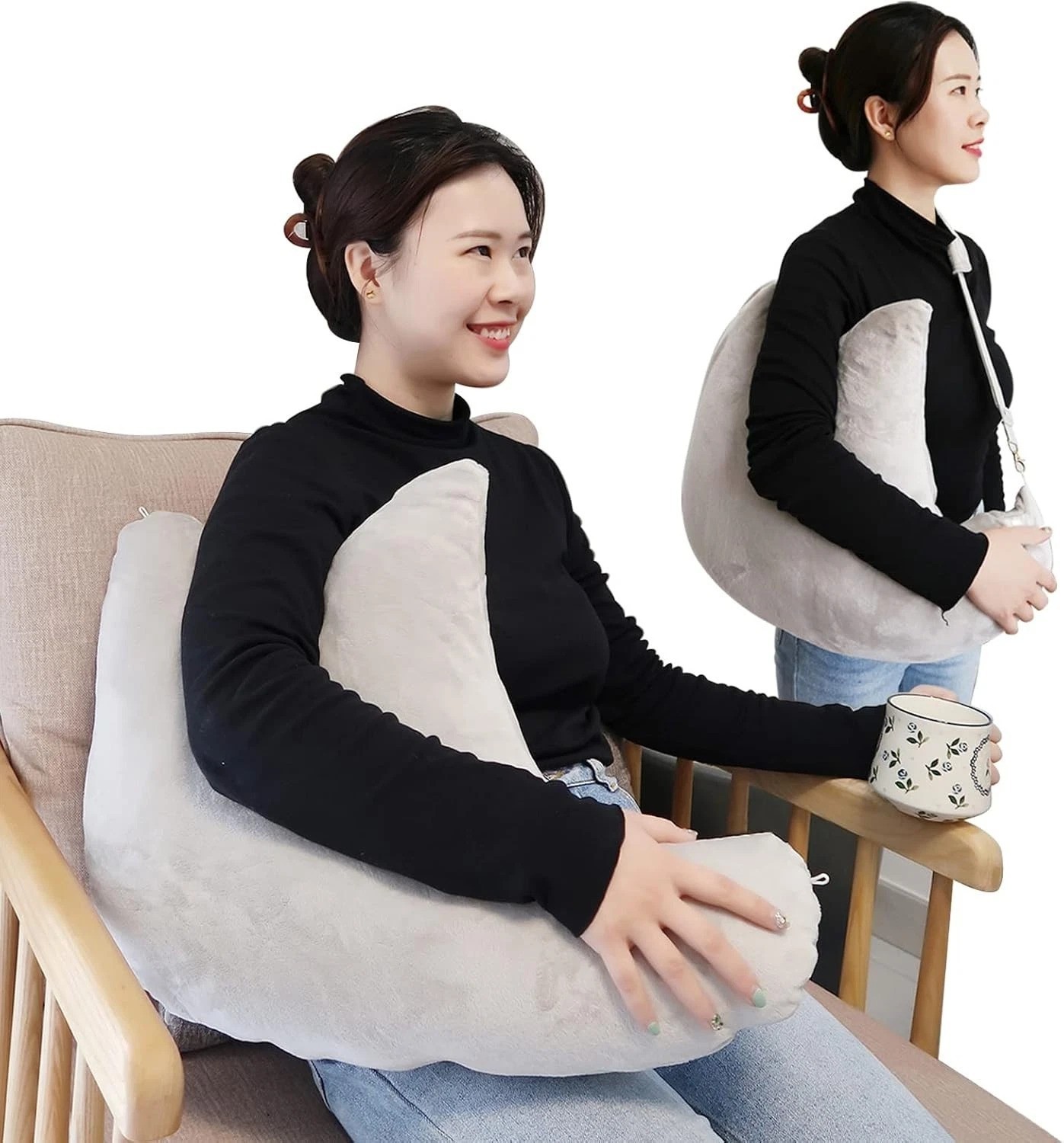 Shoulder Surgery Pillow, Ergonomic Rotator Cuff Pillow, Comfortable Post Shou…