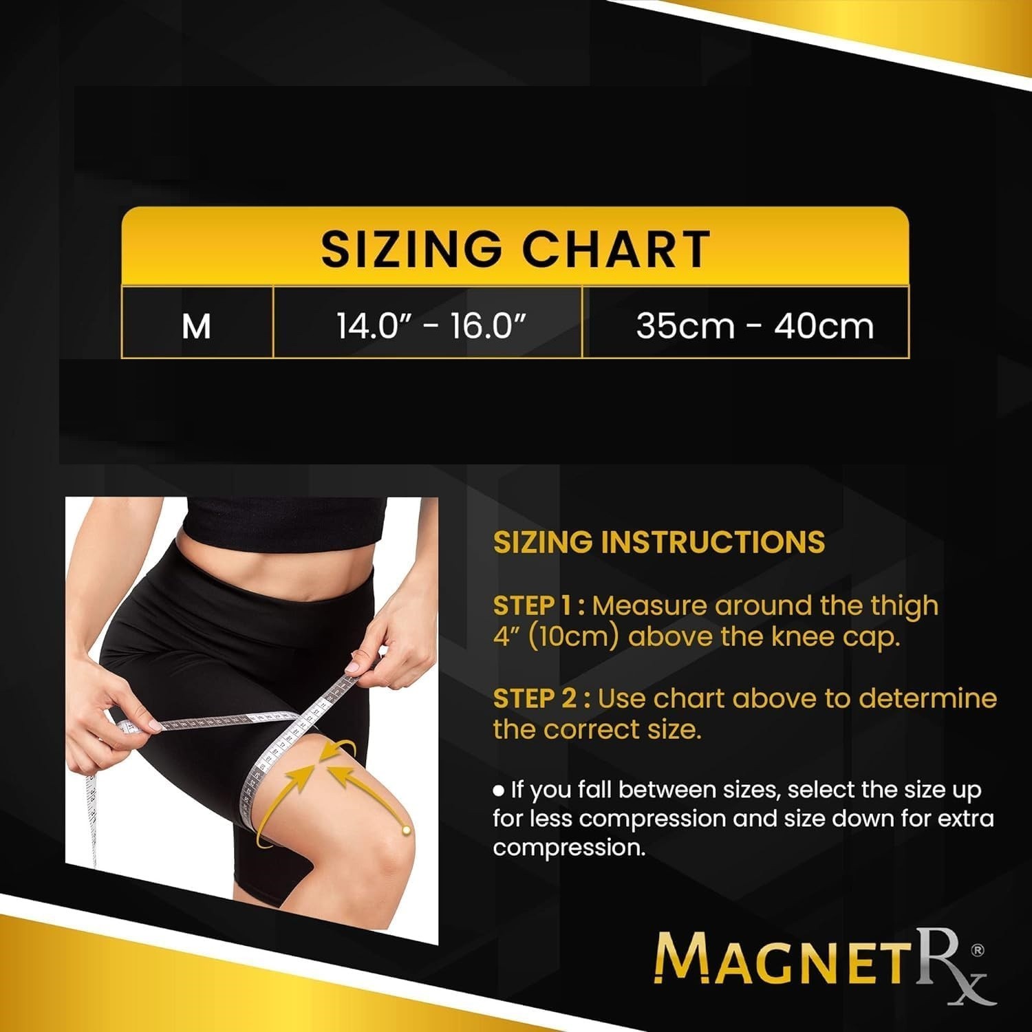 Magnetic Therapy Knee Compression Sleeves (Pair) Medium Knee Support Brace Pair