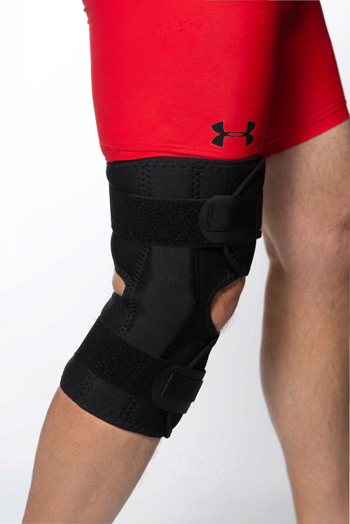 New Options Sports Knee Mate KC64-PC Hinged Wrap Around Knee Brace New Support