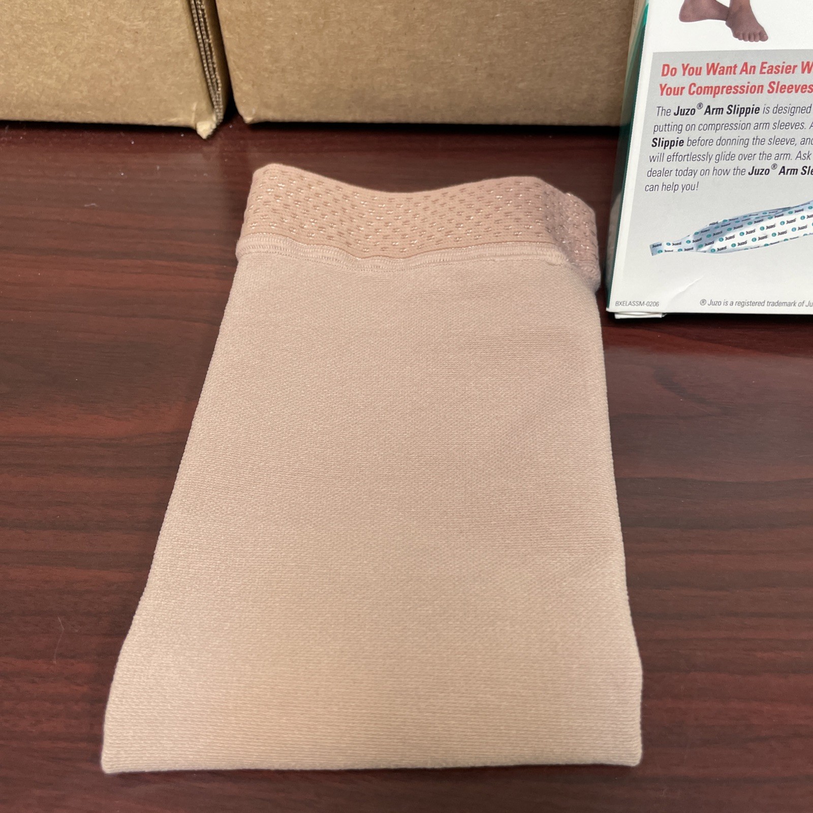 Juzo 3512 Compression Arm sleeve Type CGL Size III Silicone Border Long Beige