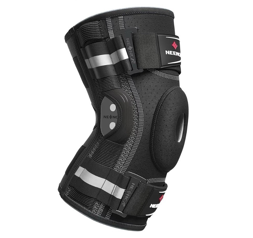 NEENCA Professional Knee Brace for Knee Pain Hinged Knee Support Size Large