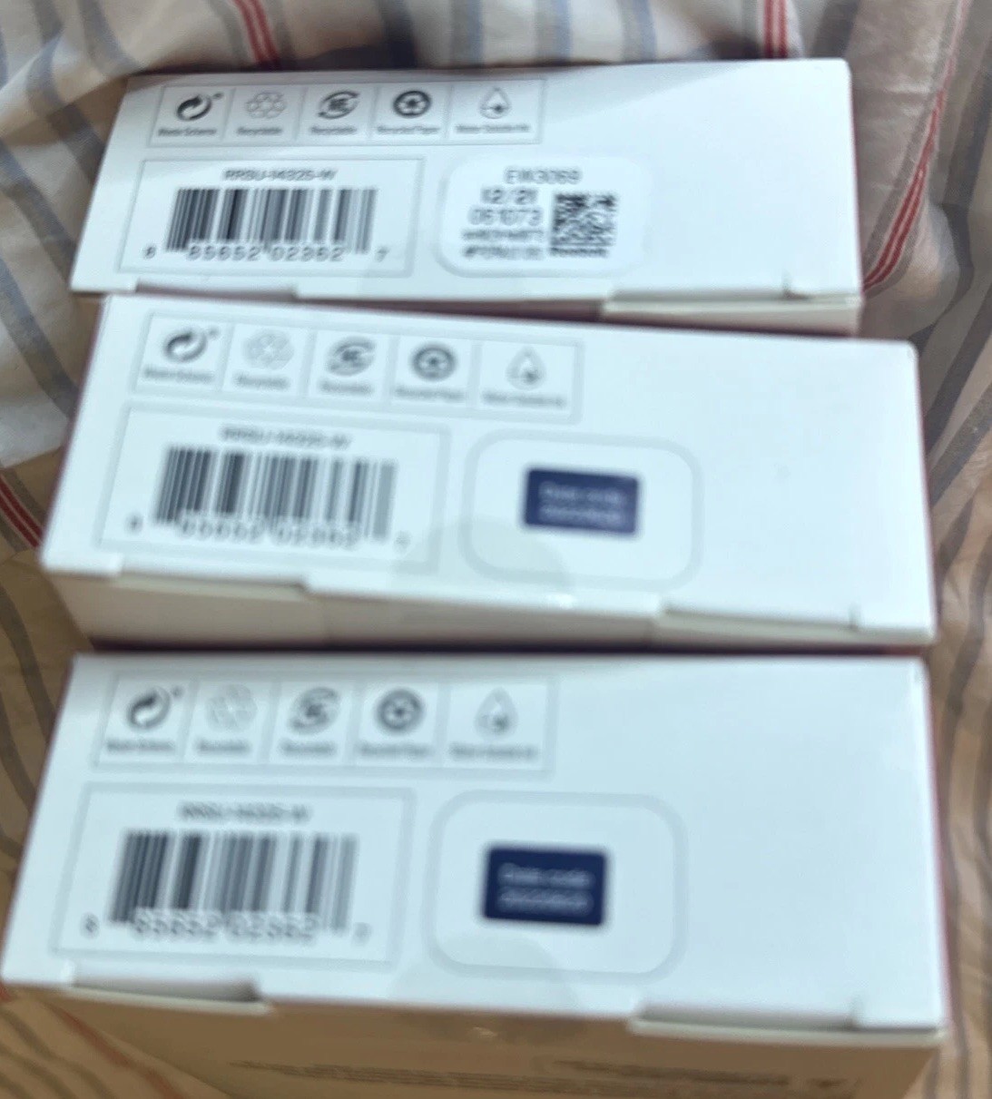 Lot Of 3 Reebok Compression Knee Support Speedwick Size L /XL Brand New Grey