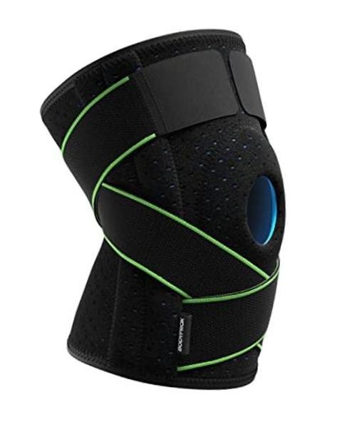 Knee Brace with Side Stabilizers & Patella Gel Pad Support | Knee Small/Medium