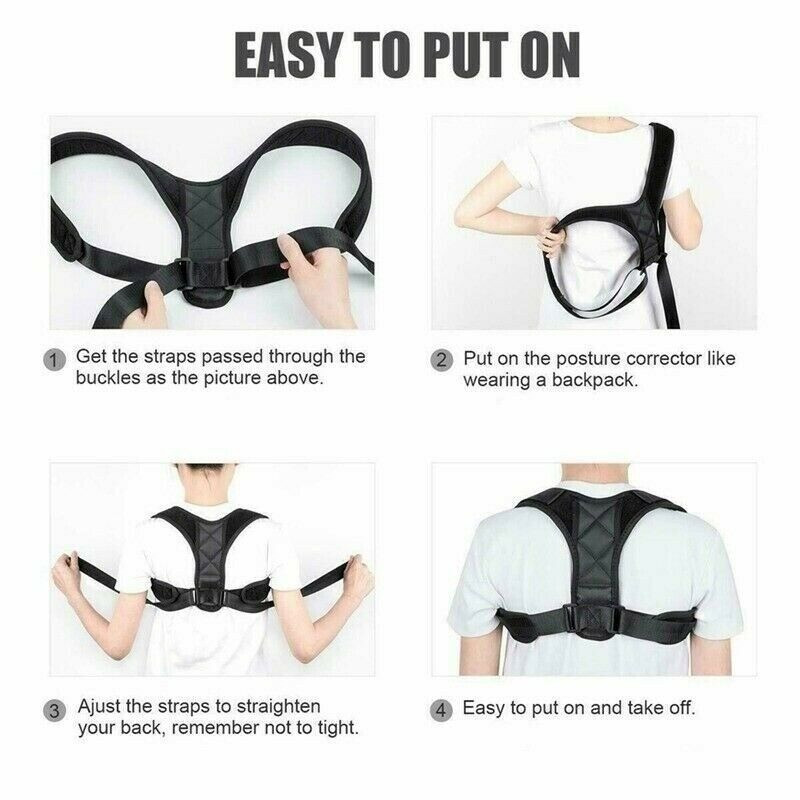 Posture Corrector Invisible Orthotic Back Shoulder Corset Spine Support From USA