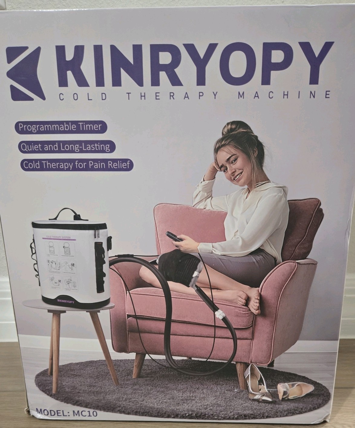Kinryopy Cold Therapy Machine Programmable Portable Ice For Knee MC10 Used Once