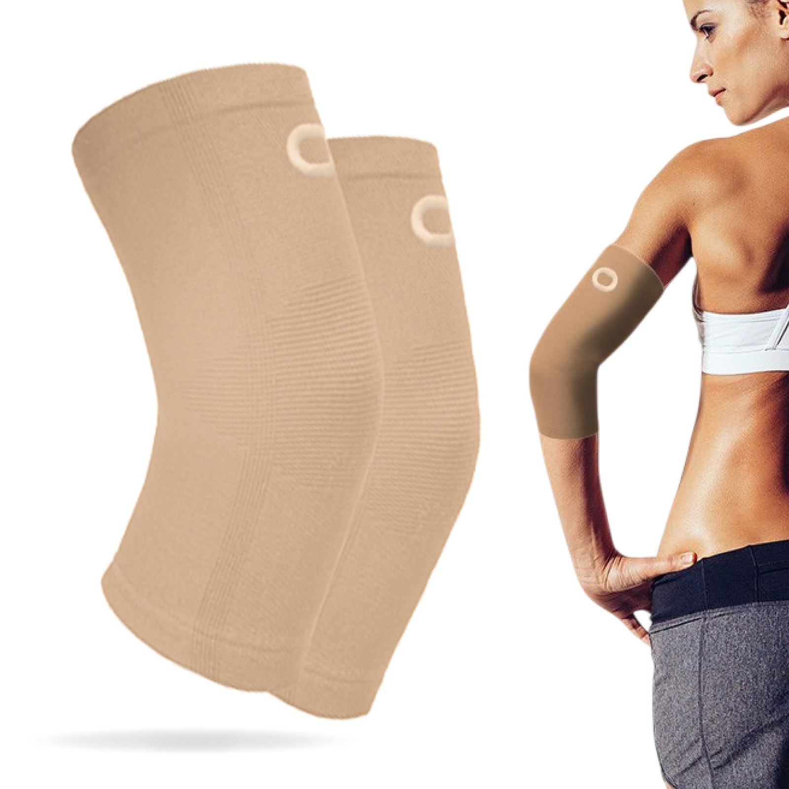 Elbow Brace Compression Sleeve (1 Pair) – Instant Support Elbow Sleeves for T…
