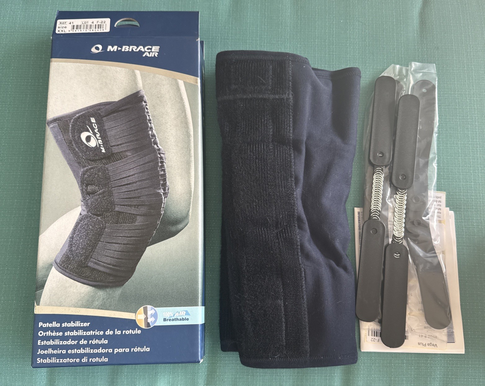 M-Brace Air XXL #41 Patella Knee Stabilizer – Complete
