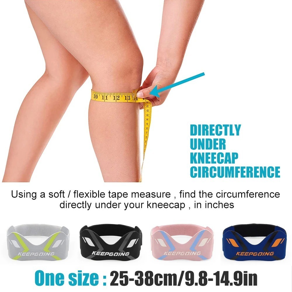 1Pc Adjustable Patella Knee Strap Pain Relief Support Brace for Sports Workout