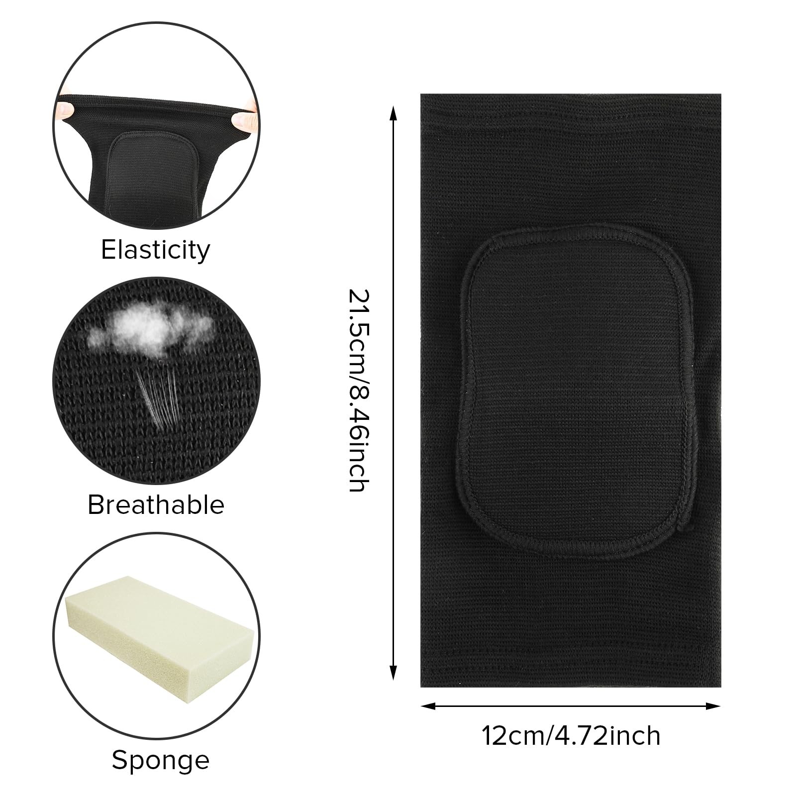Elbow Protector Arm Brace Pads Pair Breathable Anti Collision Support for Sports