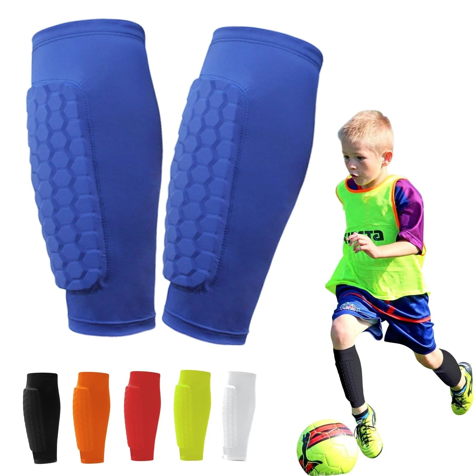 Soccer Shin Guards Pads for Youth Adult, Shin Defender Shin Guards Kids, Calf…