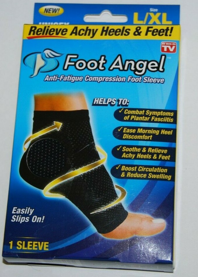 Foot Angel Compression Sleeve Size L/XL Anti-Fatigue 1 Sleeve NEW