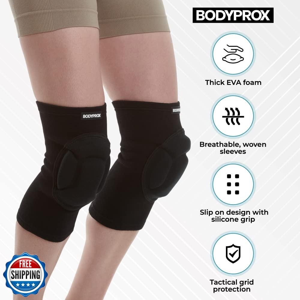 Bodyprox Protective Knee Pads, Thick Sponge, Collision Avoidance Knee Sleeve(