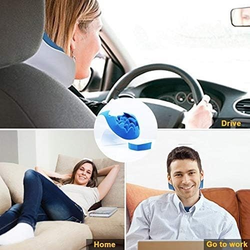Memory Foam Cervical Pillow – U-Shaped Neck Traction & Pain Relief Solution