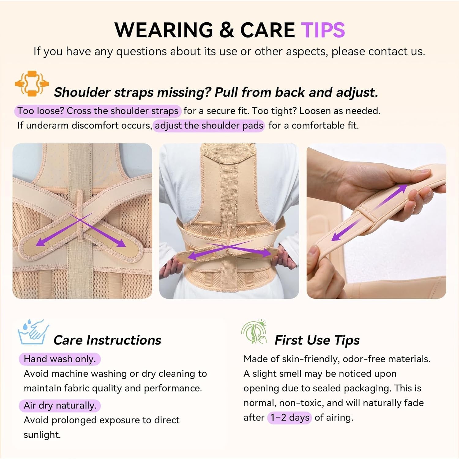 Adjustable Posture Corrector Back Straightener Support Shoulder Brace Men Women