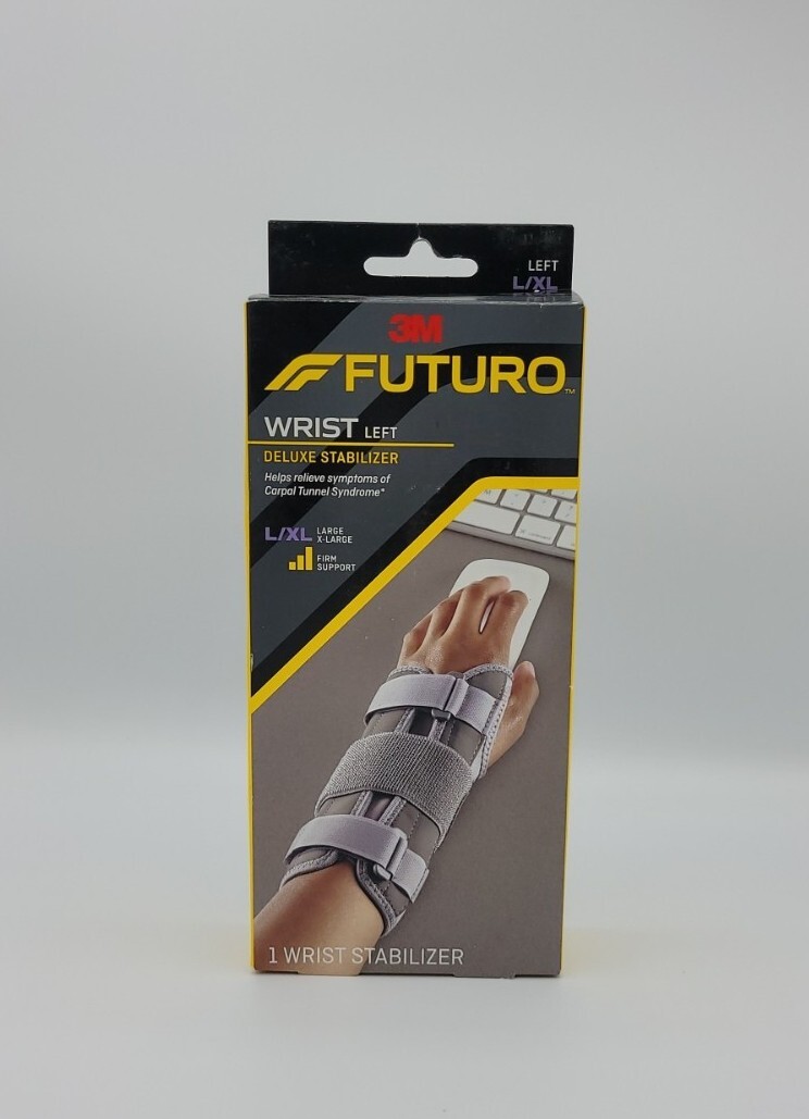 NEW! 3M Futuro Deluxe Wrist Stabilizer Left Hand Size L/XL