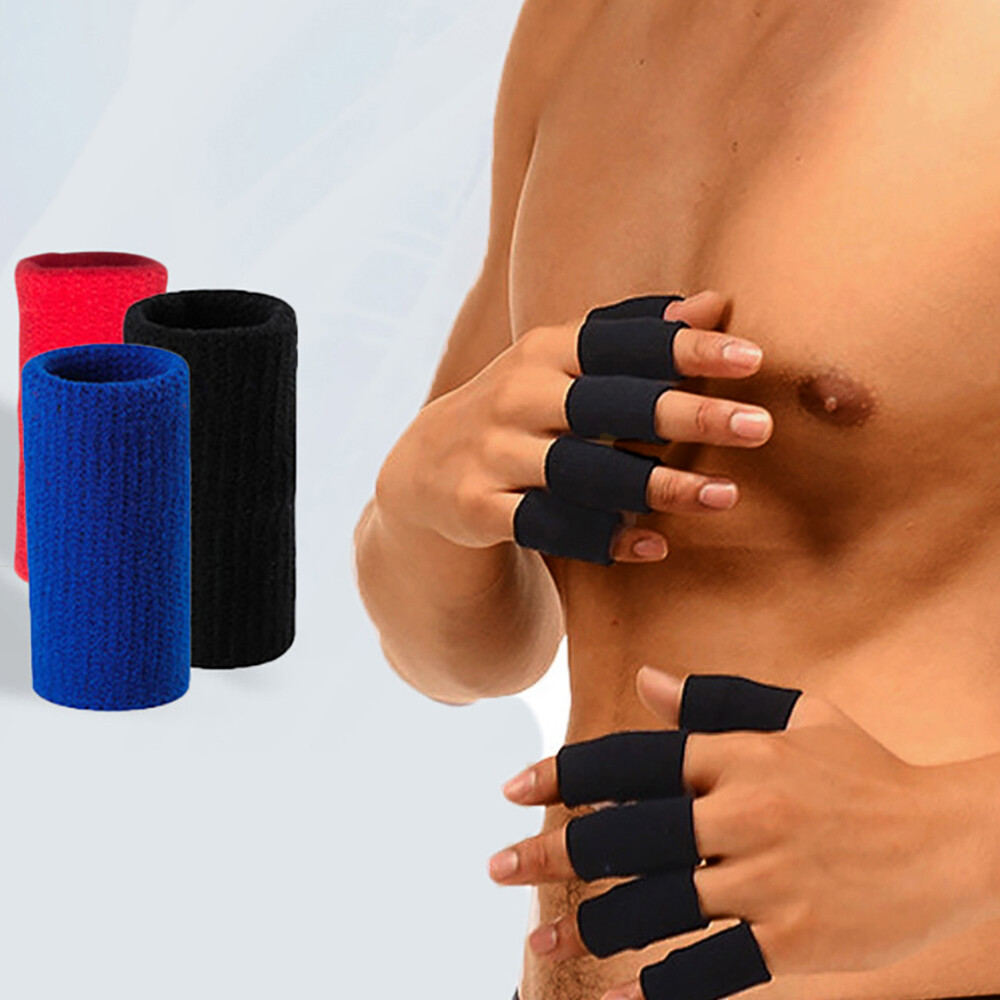 10pcs Thumb Finger Support Brace Compression Splint Arthritis Sports Gym Sprains