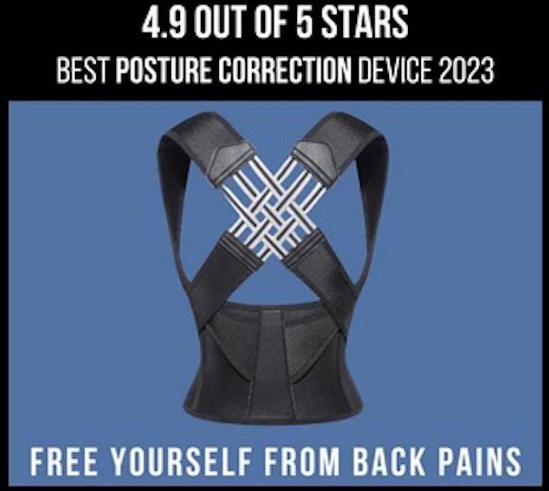 NEW Posture Corrector Back Brace Size Small Adjustable PWR Posture ALIGN PRO