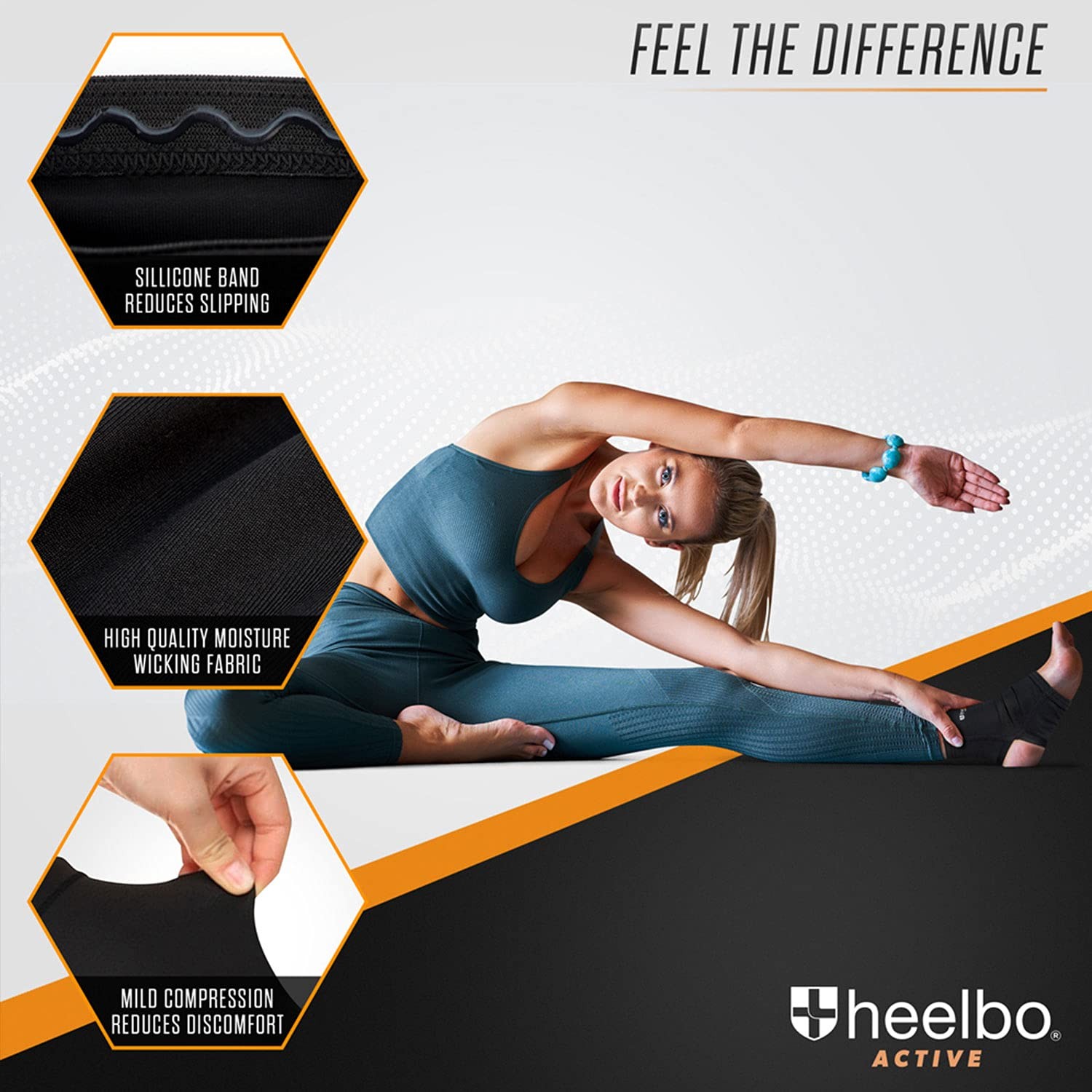 Copper-Infused Ankle Compression Sleeve – All-Day Comfort, Non-Slip Band