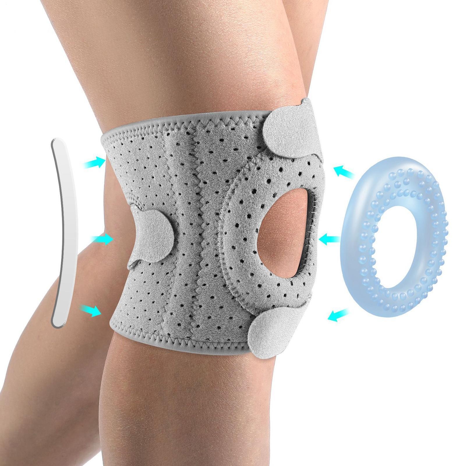 Adjustable Patella Knee Brace Patella Protector Sports Knee Brace Tennis Ball