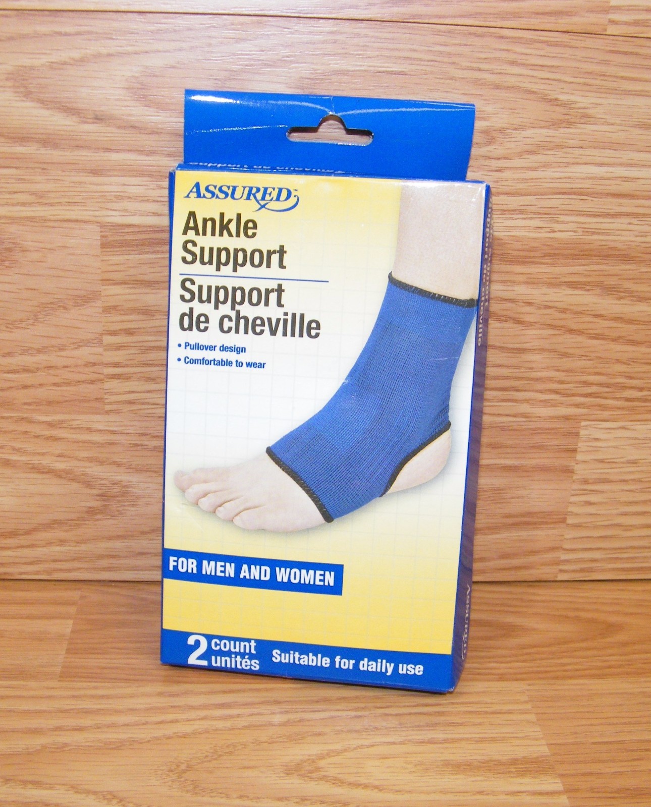Genuine Assured Ankle Support For Men & Women / Unisex – 2 Count **READ**
