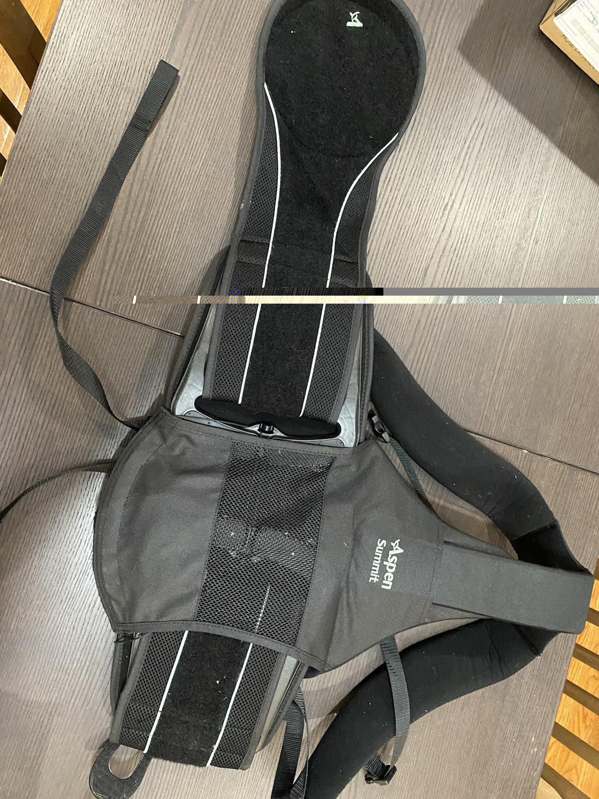 Aspen Summit Adjustable Back & Spine Brace Stabilization Support Black One Size