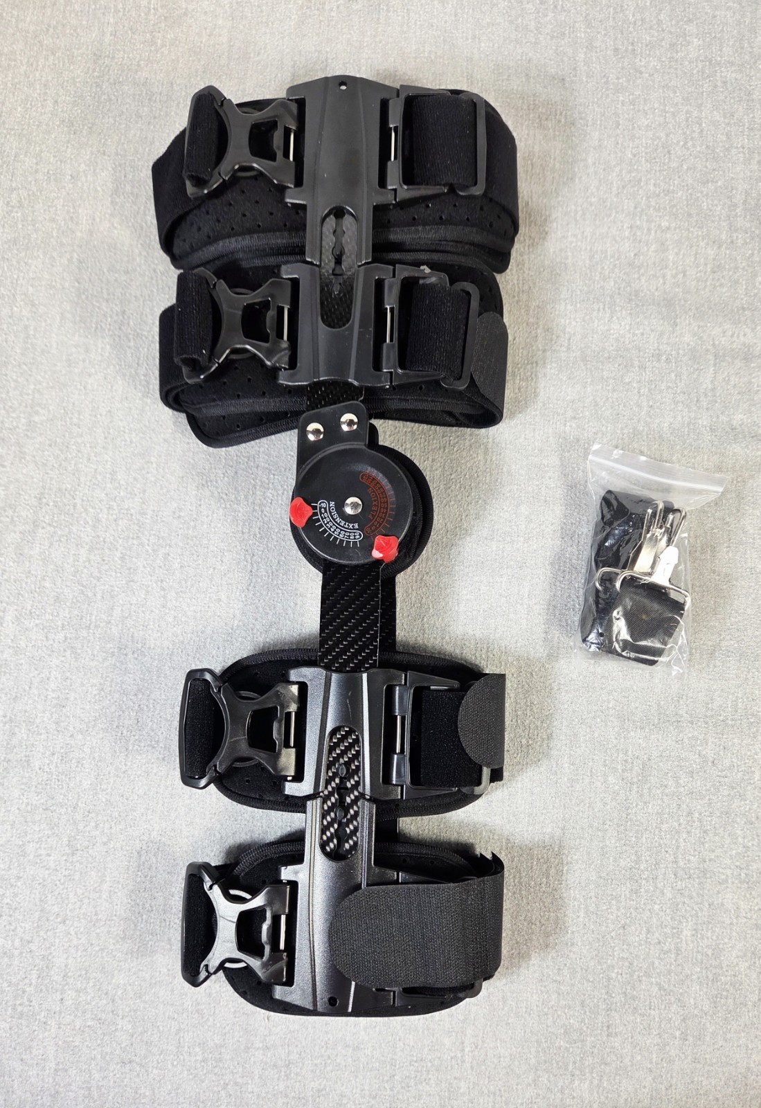 Zen Mingle Carbon Fiber Hinged Adjustable Knee Brace for Arthritis, 🌟 Open Box