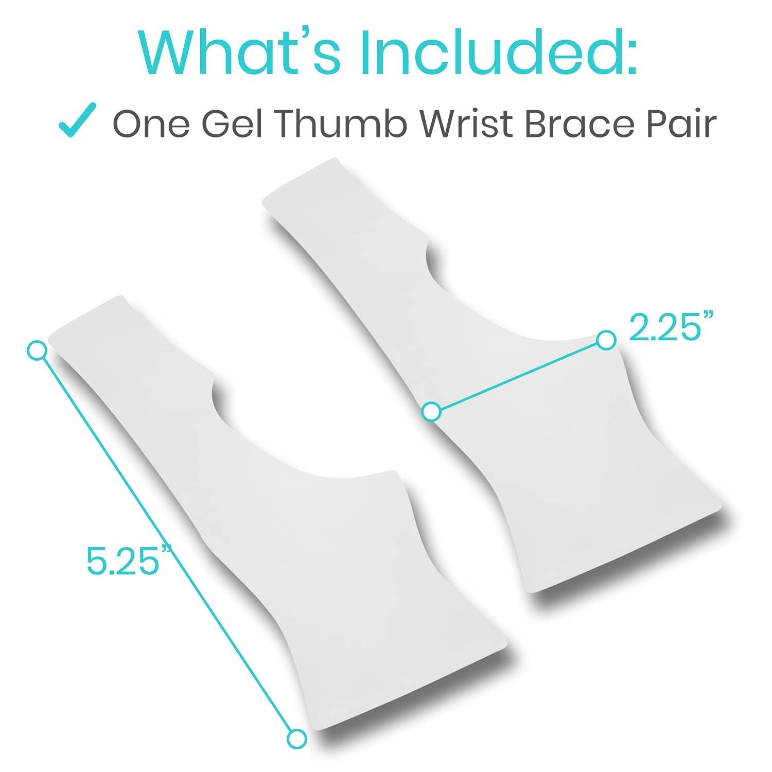 Gel Thumb Wrist Support (Pair) – Waterproof Wrist Brace – Hand Brace Cool Wrap f