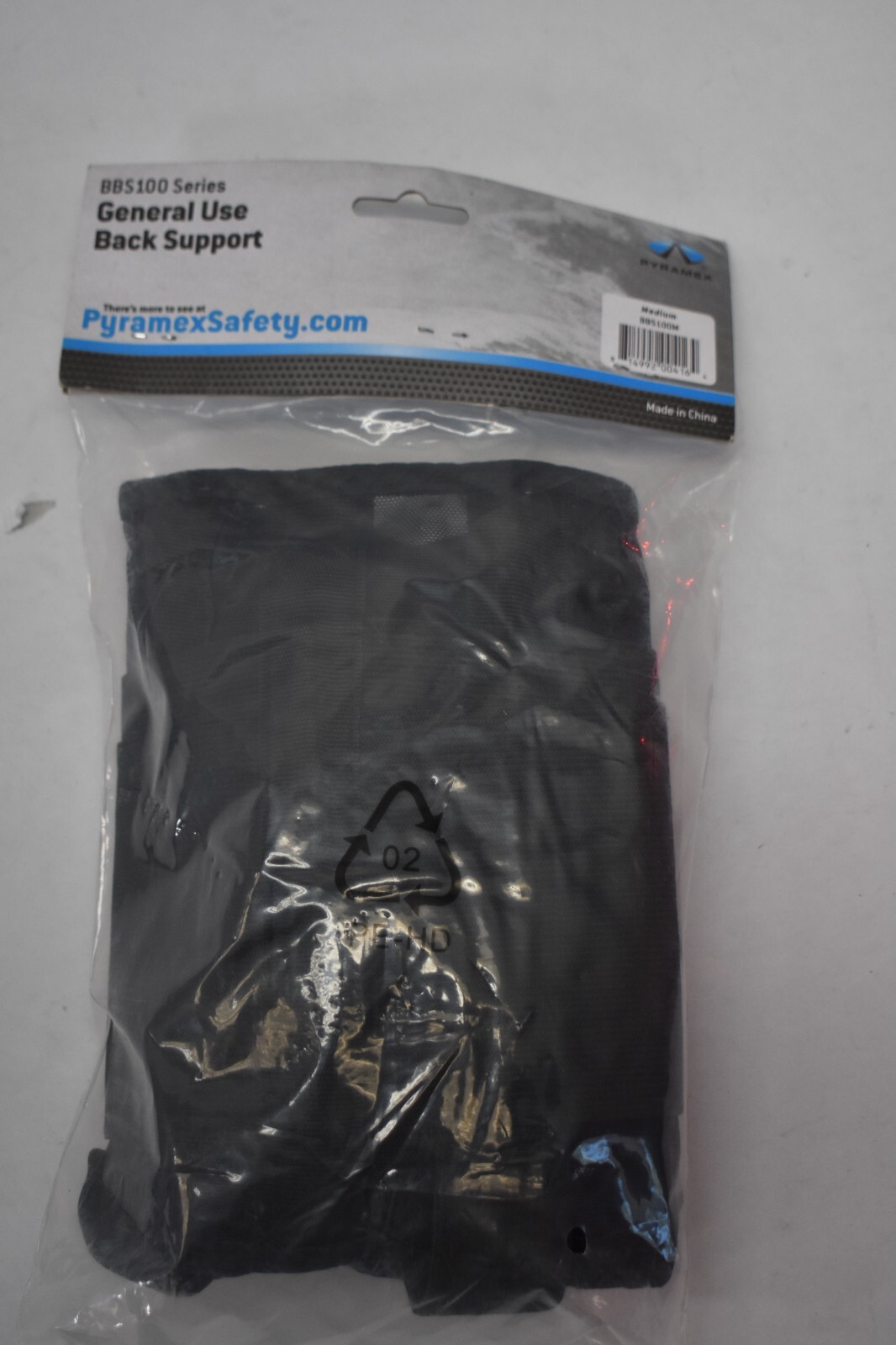 Pyramex Back Support Belt Medium w 5 Stays & Breakaway Suspenders Medium