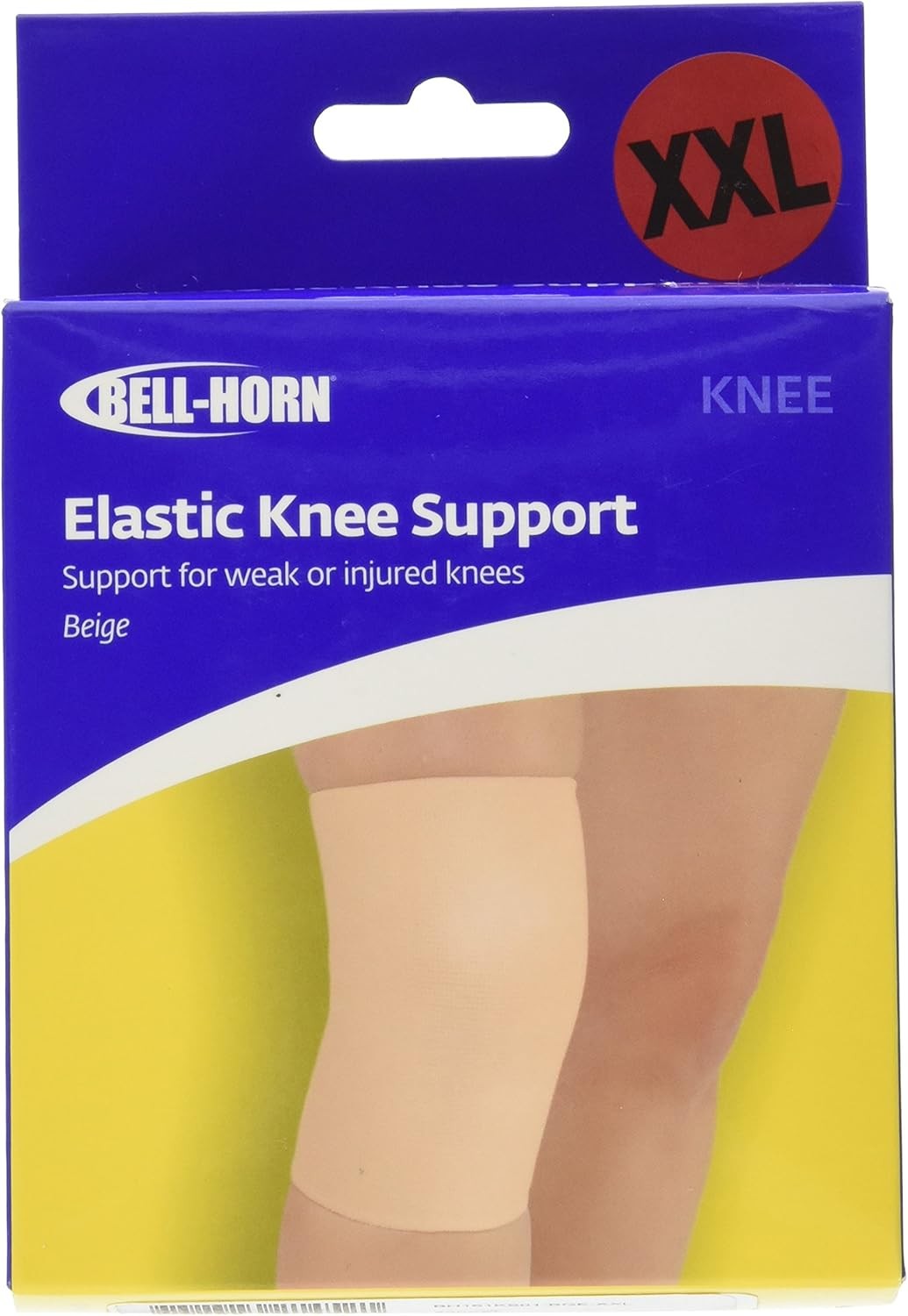 Bell-Horn Elastic Knee Support Beige XX-Large