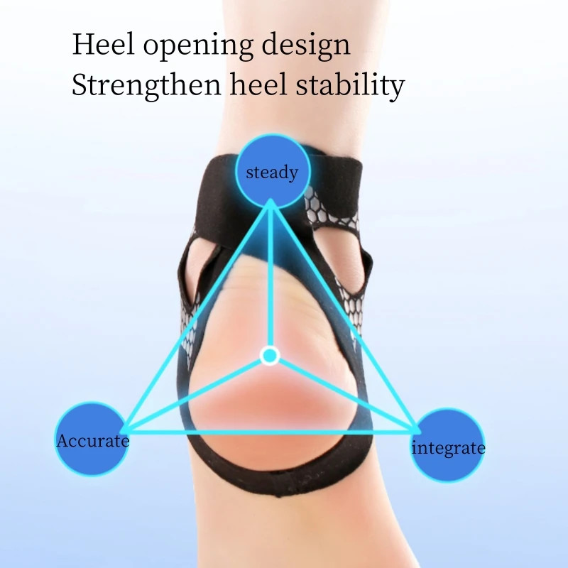 Elastic Ankle Brace Nylon Adjustable Basketball Guard Pain Relief Foot Strap