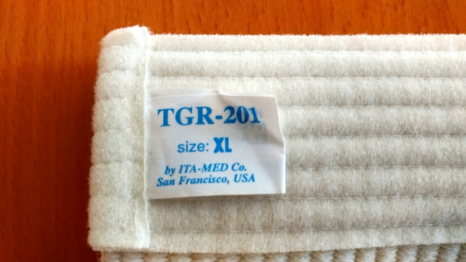 ITA-MED STYLE TGR-201 ABDOMINAL WARMING SUPPORT BINDER. SIZE-XL
