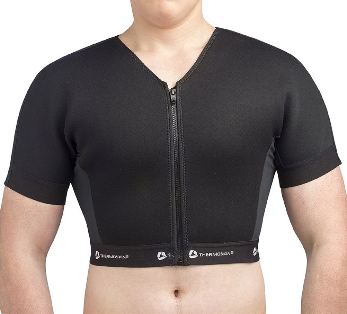 CLOSEOUT SALE!! Thermoskin EXO Double Shoulder, Black, Large