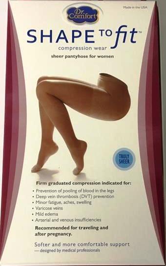 Womens 20-30 mmHg Compression Pantyhose Supports Hose Stockings Varicose Veins