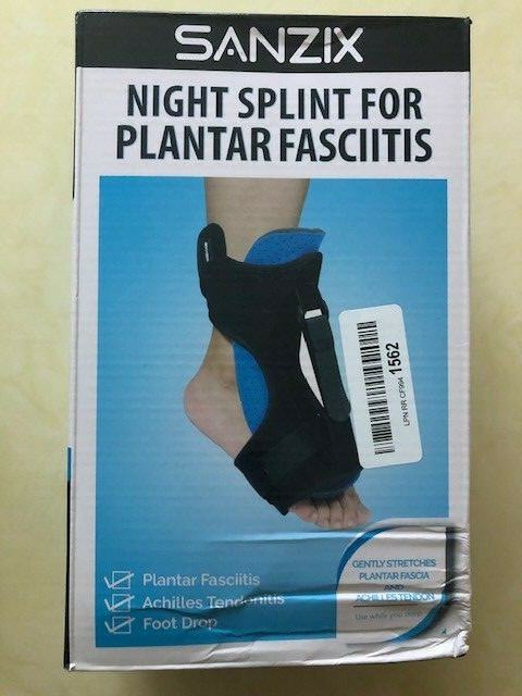 Sanzix Plantar Fasciitis Night Splint Adjustable Plantar Fasciitis Brace Orth…