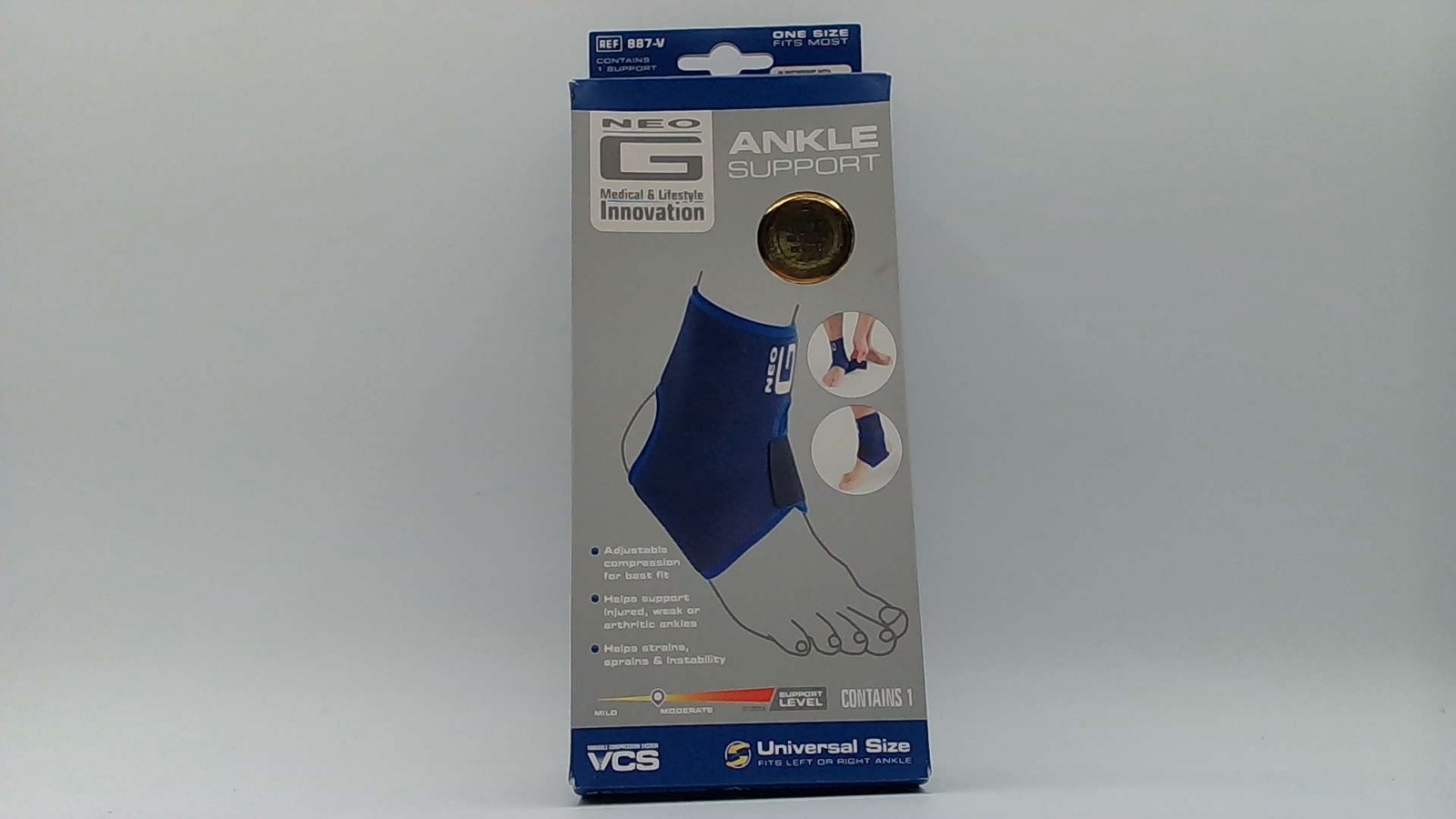 Neo G – Ankle Support – Universal Size #887-V – Moderate Support Level