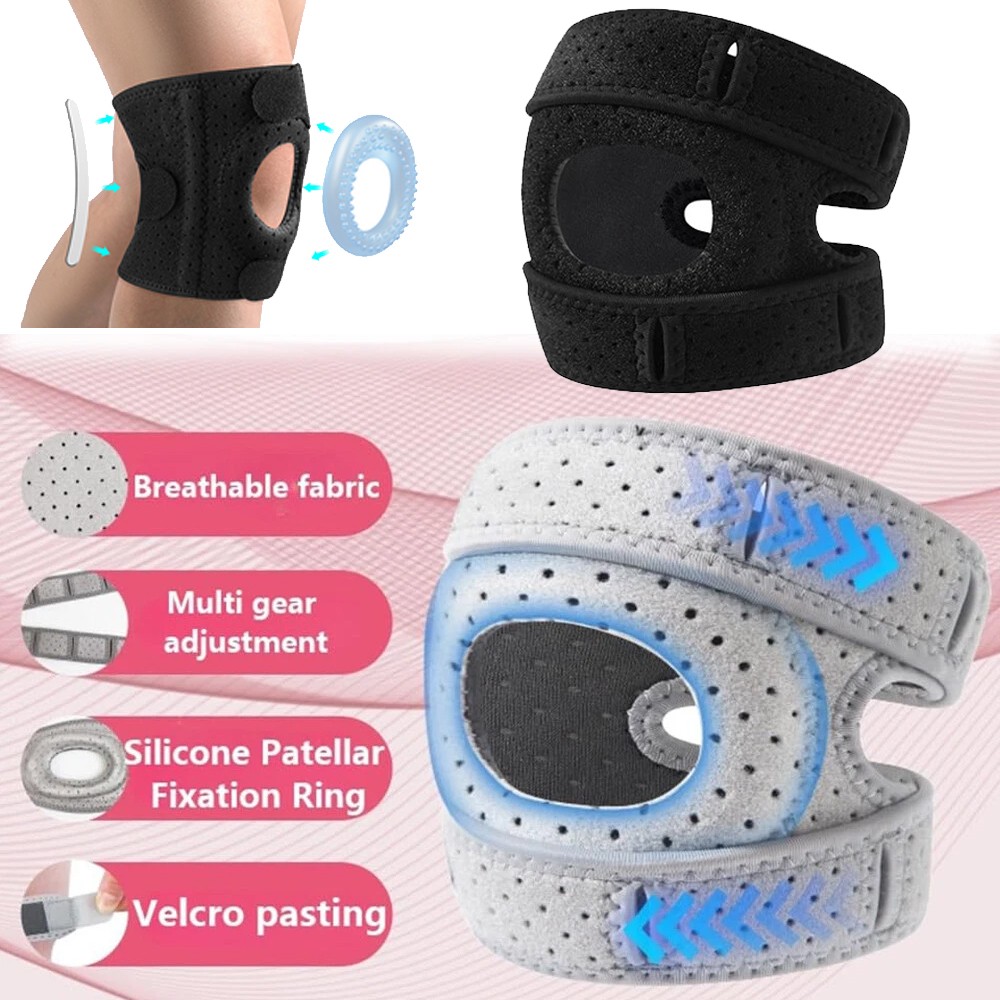 Adjustable Knee Brace Support Neoprene Patella Stabilizing Compression Straps