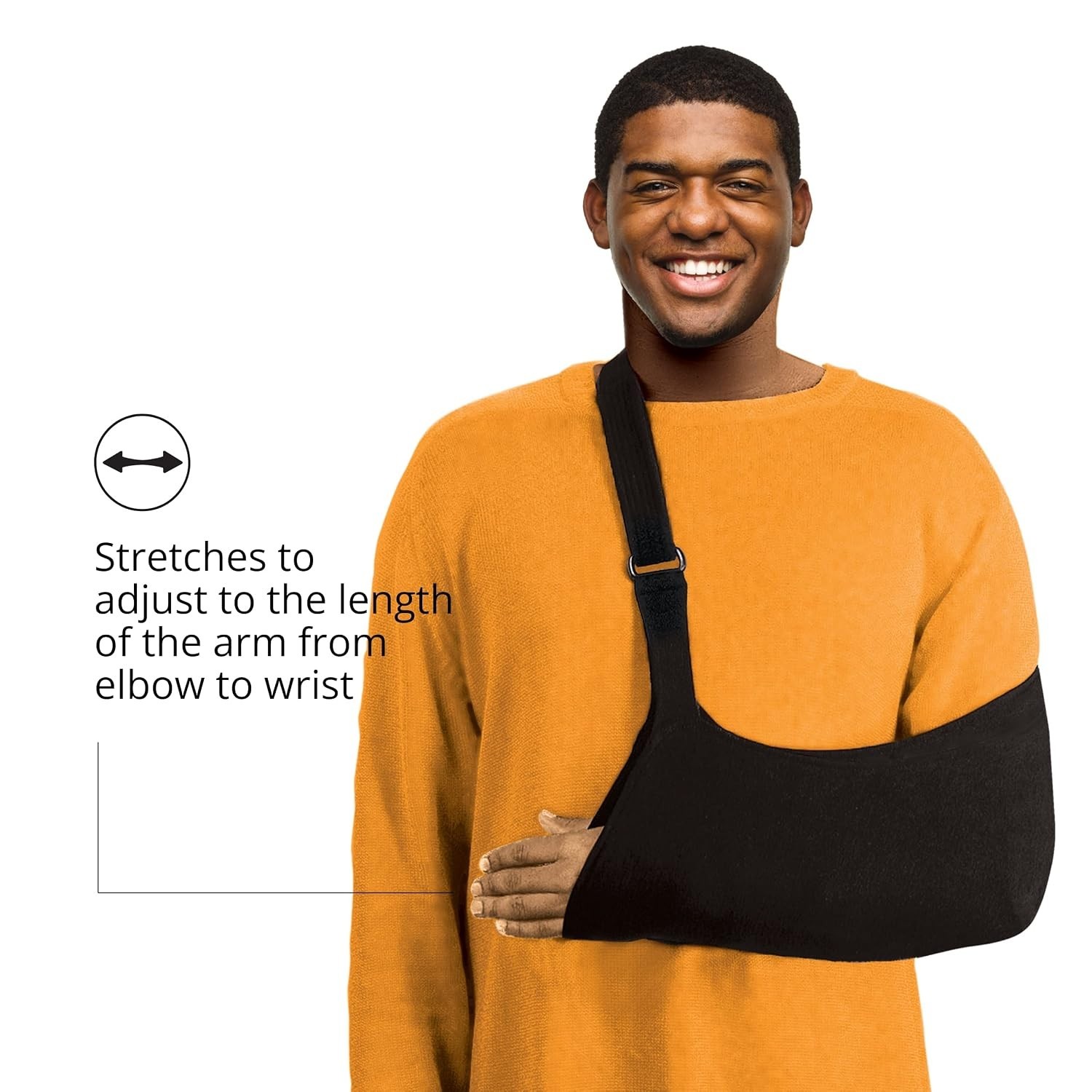 Brownmed Adjustable Arm Sling – Pain Relief for Shoulder & Elbow – Child Size