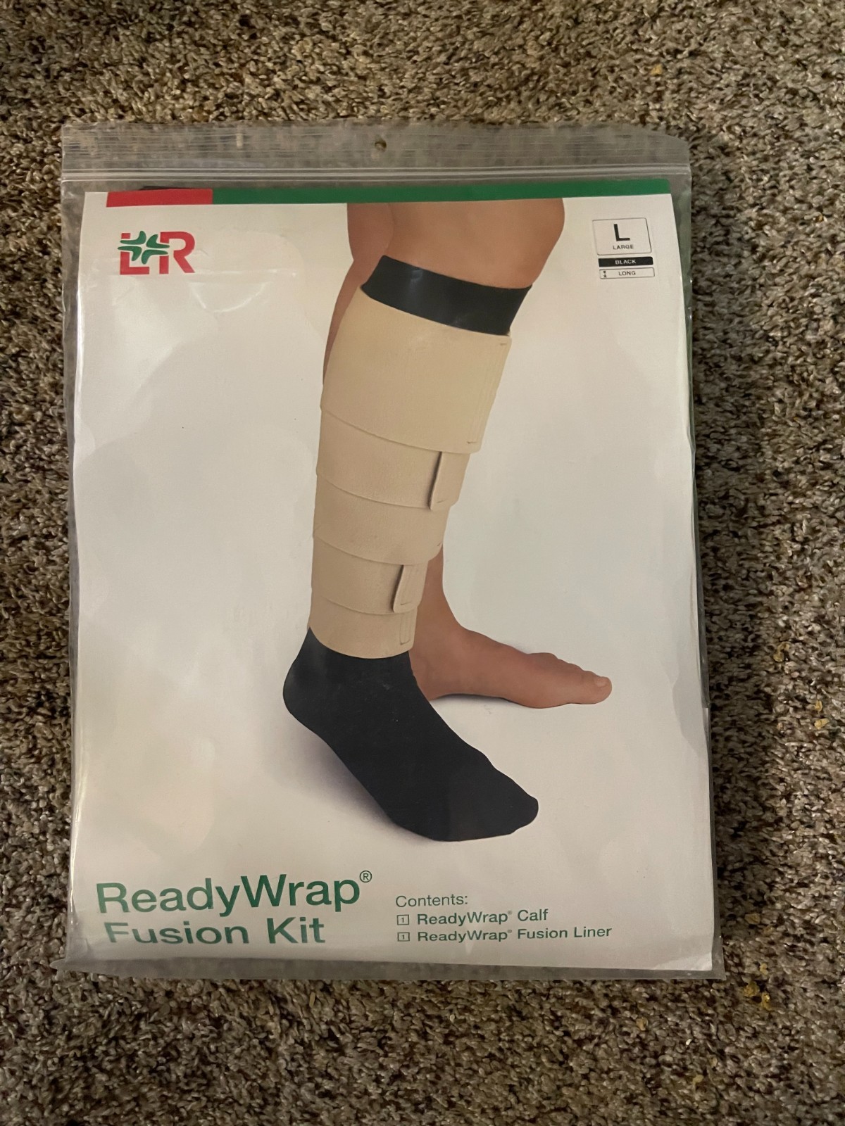 ReadyWrap Fusion Kit Long Large Black REF154909 Lower Leg Compression Wrap