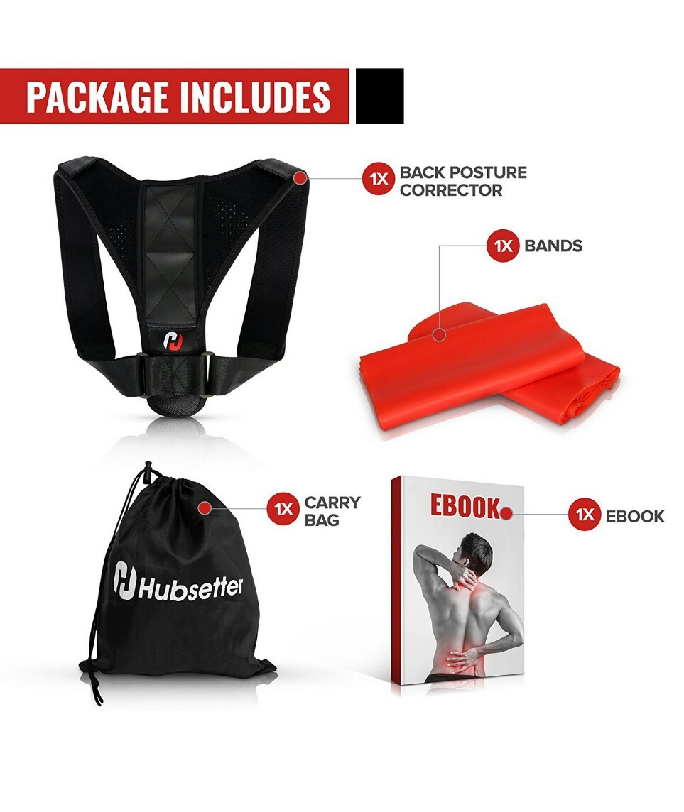 Adjustable Posture Support for Women and Men – Wearable Posture Corrector Clavi