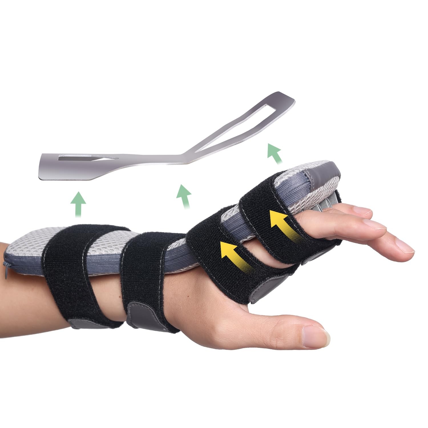 DrFinger Radial Nerve Palsy Splint for Wrist Drop, Adjustable Static Fingers …