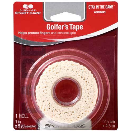 Mueller Golfer’s Grip Tape 1″ x 5 yds Lightweight Tears Easy Custom Application