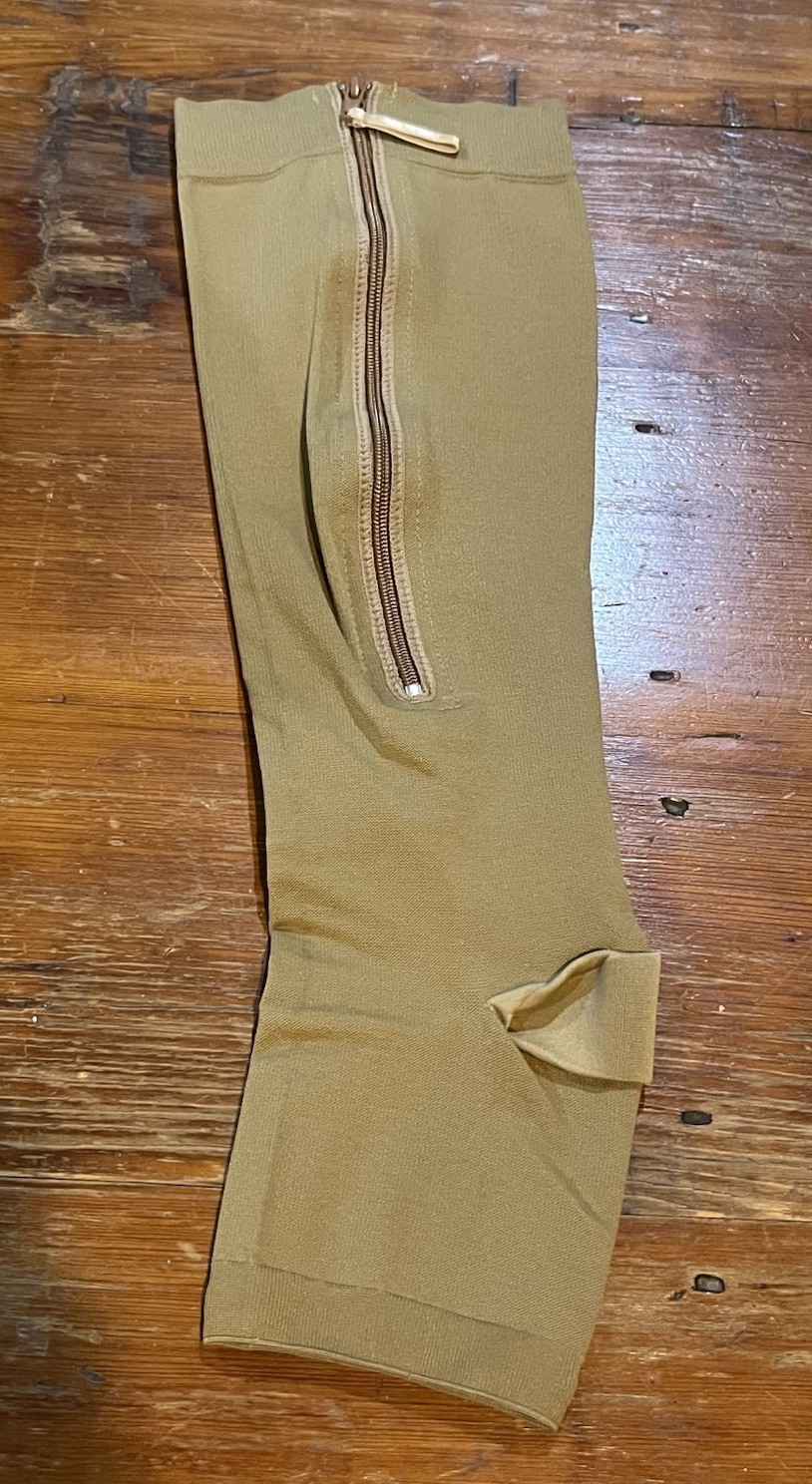 Silver Steps EZ Zip Open Toe Compression Socks Size XXXL 14”-15” Pack Of 3