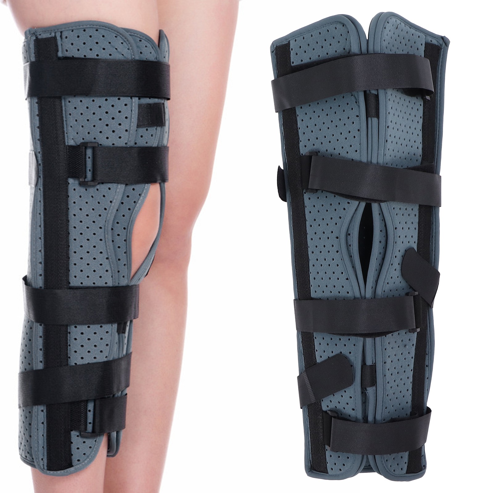 Adjust Knee Immobilizer Joint Pain Relief Knee Splint Leg Support Brace