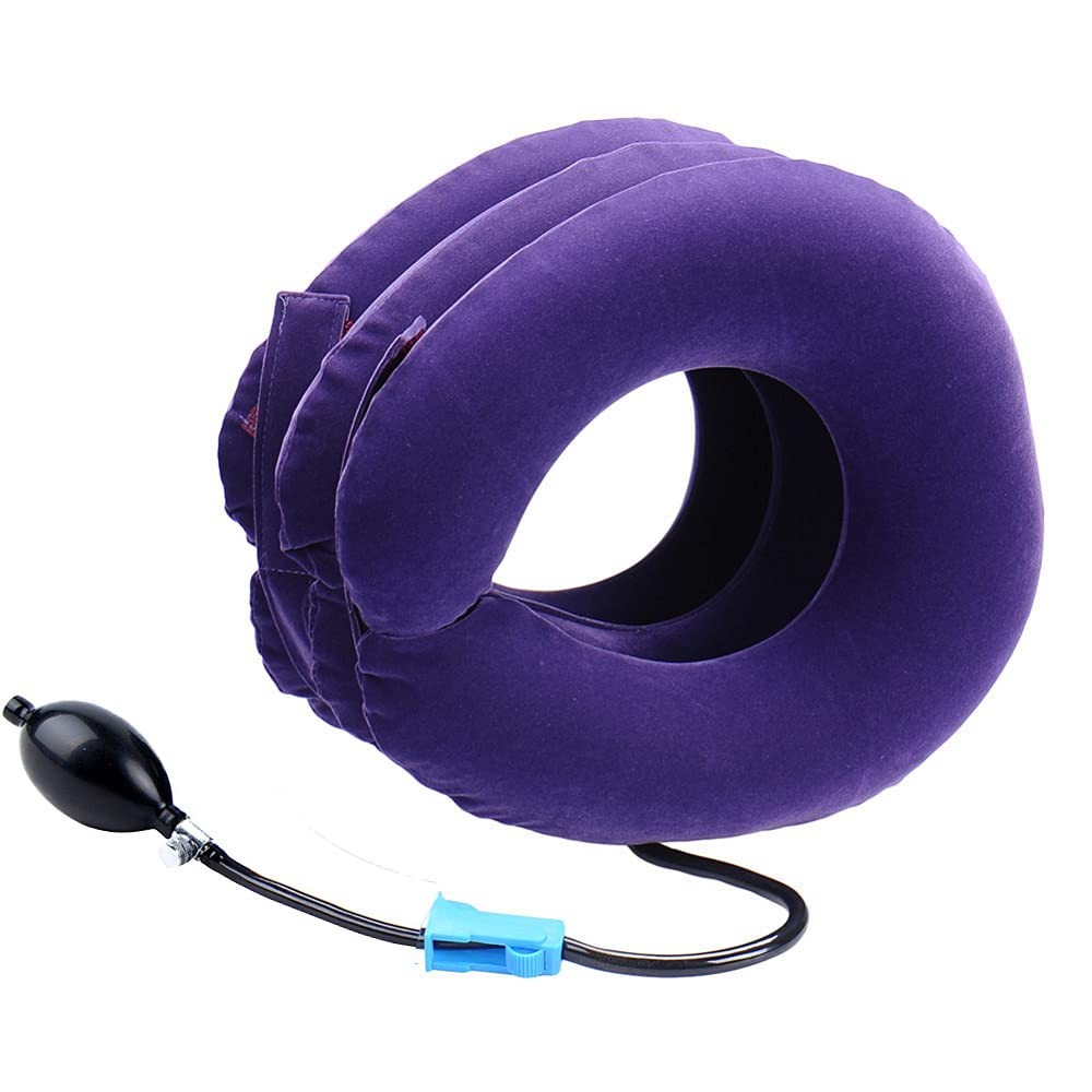 Cervical Neck Traction Device Inflatable Neck Stretcher, Easy to Use for Chro…